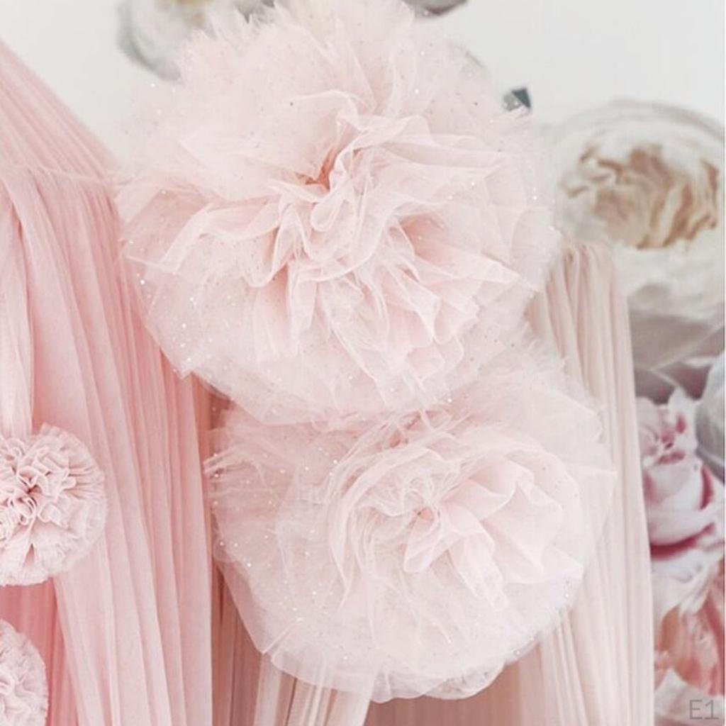 Ball Tulle Flower For Children Room Crib Tent Ornament