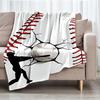 Baseball Theme Printed Blanket - Perfect for Couch, Bed, Travel & Outdoor Use | Machine Washable, Cozy & Durable.