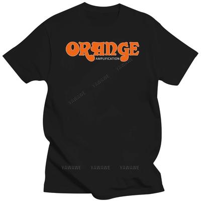 The British Guitar Amps Orange Short Sleeve Regular Tees Black Men's T-shirt Newest Top Tees,Fashion Style Men Brand T Shirt