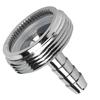 Stainless Steel Beer Tap Faucet Cleaning Attachment Adapter Accessories 1 4