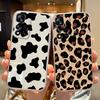 For Xiaomi Redmi Note 11 11S 12 Pro 12S Artistic Blue Marble Shockproof Fundas Silicone Soft Pink Leopard Print Phone Case Cover