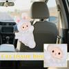 Cartoon Cute Car Tissue Box Plush Toy Car Interior Decoration Paper Box Multifunctional Car Tissue Bag