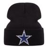 European American Outdoor Casual Beanie Cross-Border Five-Pointed Star Three-Dimensional Embroidery Trendy 100% Acrylic