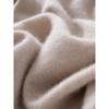 Men's 12-Gauge Double-Layer Cashmere Mock Neck Sweater, Long-Sleeved, Versatile Business Casual, Warm Knitted Base Layer