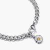 Hope-Filled Daisy Pendant 6 Basic Chain Bracelet (C2503AC1282_SV)