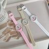 Silicone Strap Quartz Watch Quartz Movement Watch Creative Women's Watch  Gift