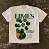 Daily Comfortable Cartoon Pattern Round Neck T-shirts Harajuku White Casual Korean Fresh 2026 Popular New Short-Sleeves
