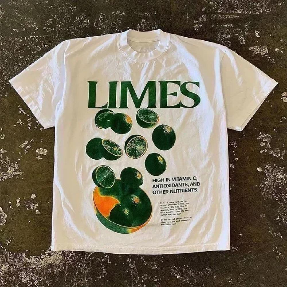 Daily Comfortable Cartoon Pattern Round Neck T-shirts Harajuku White Casual Korean Fresh 2026 Popular New Short-Sleeves