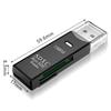 Lector de Tarjetas de Memoria USB 3.0 Micro TF SD Lector Escritor de Alta Velocidad Unidad Flash