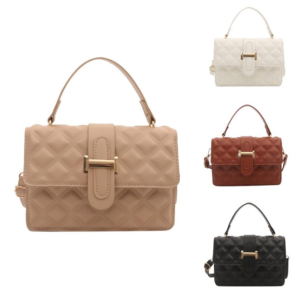 Stylish 2024 Spring Minimalist Small Square Bag Chic Quilted Design For Women