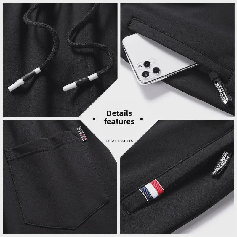 Ανδρικές Φόρμες Βαμβακερές με Ελαστική Μέση για Μεσήλικες και Ηλικιωμένους - Φαρδιές, με Βελούδο, Μεγάλο Μέγεθος