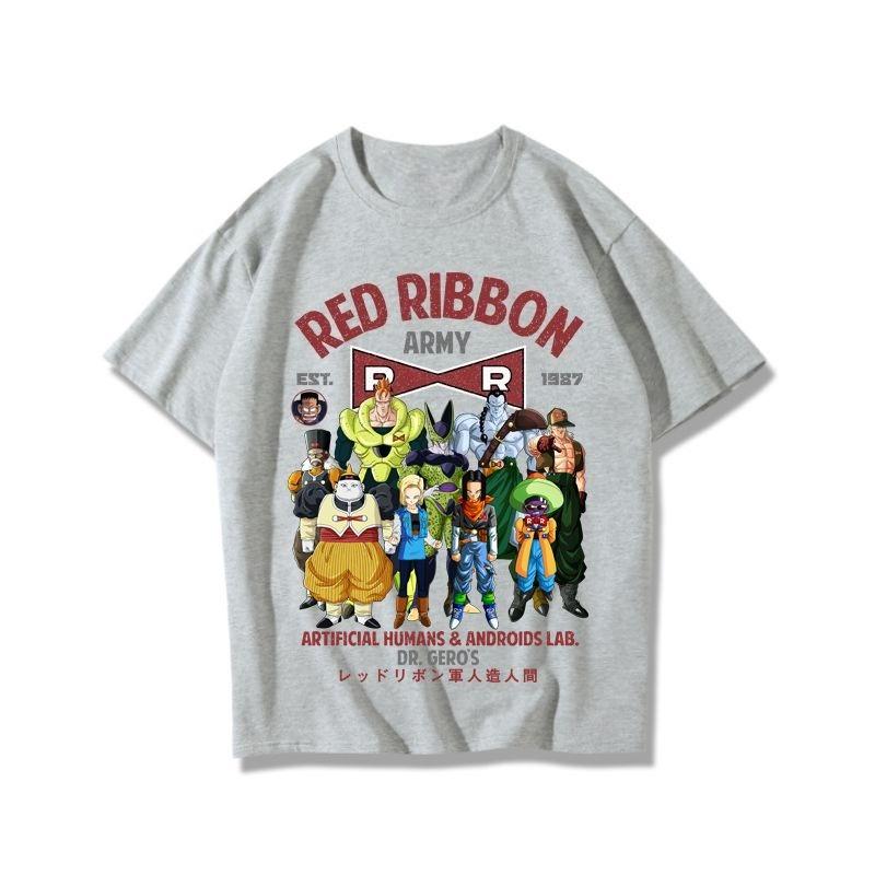 Męski T-shirt z krótkim rękawem Dragon Ball Joint 2025 Modna Marka Japońska Animacja Odzież Perferyjna Uczeń Top z Krótkim Rękawem