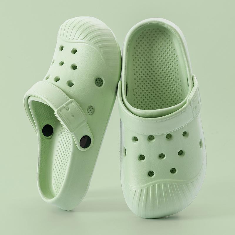 Dámské plážové sandály s tlustou podrážkou z EVA, s protiskluzovým povrchem a embosovanou texturou