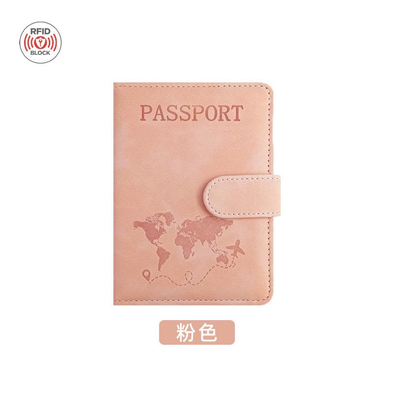 Popularna torba na paszport RFID skóra PU wielofunkcyjna torba na karty SIM i ID skórzane etui etui na paszport