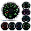 20~150℃ 7 Color Light 52mm Oil Temperature Gauge with Sensor 1/8NPT M14X1.5 Oil Temp Meter for Car Marine Boat 12V 24V Custom
