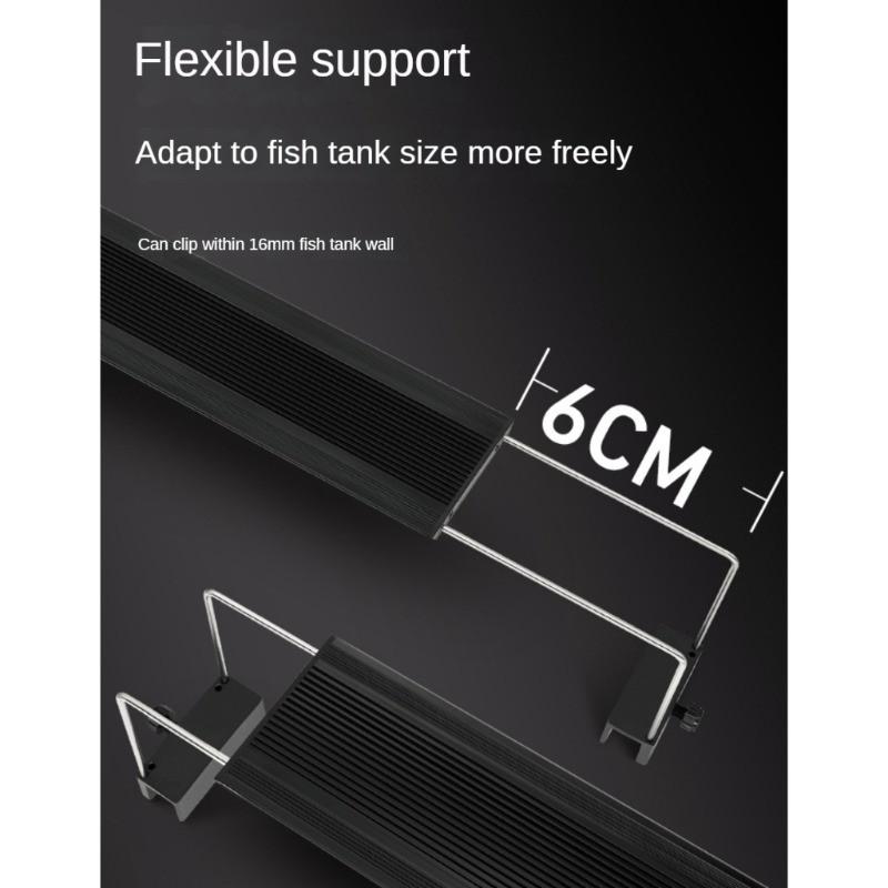 App Timing Dimming WRGB Aquarium Light Fish Tank Light Professional Intelligent LED Full Spectrum Lighting Aquatic Plant Light