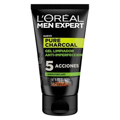 Gel nettoyant visage - L'Oreal - Pure Charcoal - 100 ml - Peau mixte - Peau grasse