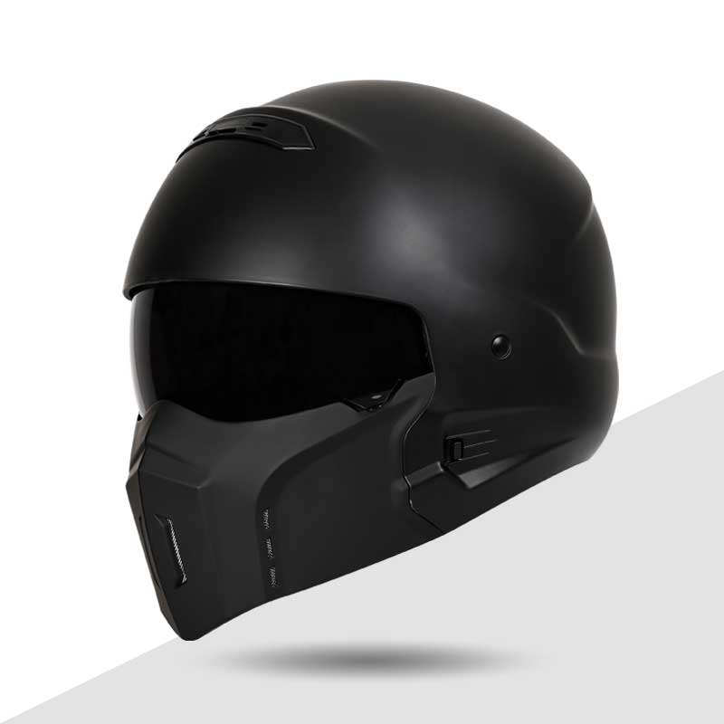 DOT Approved Motorcycle Scorpion Full Face Helmets With Black Lens Men Removable Guard Modular Helmets Plus Size 3XL 4XL