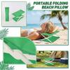 Outdoor Foldable Beach Pillow Portable Camping Pillow Lightweight Compact Design Suitable for Travel Hiking and Relaxation At the Beach or Park