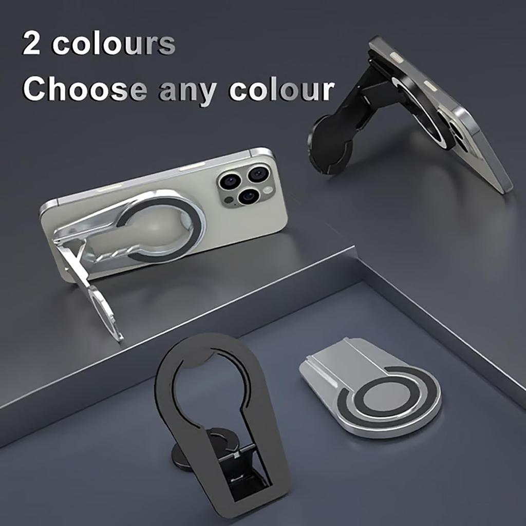 Double Adjustable Holder, Holder, Mag-netic Phone Stand For And Smartphones, Compatible With Car Mount