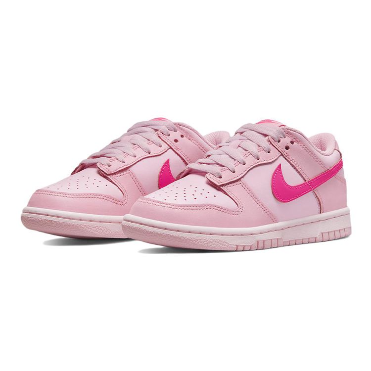 Nike Dunk Low GS Triple Pink Kids Sneakers Medium-Soft-Pink Hyper-Pink Pink-Foam DH9765-600