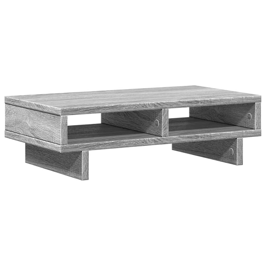 Monitor Stand Gray Sonoma 50 X 27 X 15 Cm Particleboard