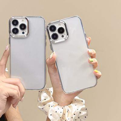 Transparent Phone Case For iPhone Huawei Infinix OnePlus OPPO Itel Samsung Realme OPPO Tecno VIVO Xiaomi Airbag  Cover