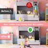 Soft Padding Bunk Bed Blocker Climbing Prevention Safety Cover Bunk Bed Ladder Cover  Baby Safety