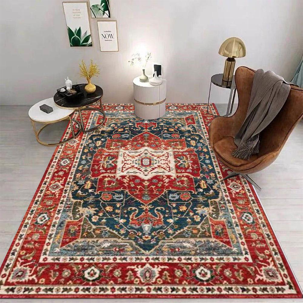 Light Luxury Classic Bohemian Style Retro Carpet Living Room Sofa Bedroom Study Kitchen Entrance Rugs Non-slip Home Decor Mats