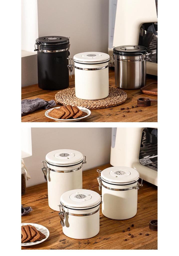 Premium 304 Stainless Steel Sealed Container for Coffee, Cat Food, Dry Goods, Tea, Milk Powder, Dried Fruit, and More