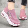 Shoes, Shoes, New Muffin-sole Heightening Shoes, Mom Shoes, Fly-weave Breathable Casual Shoes, Single Shoes