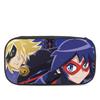 Miraculous Anime 3D Print Waterproof Oxford Cloth Multi-Layer Pencil Case for Kids