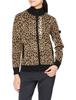 Knit Cardigan Cashmere Leopard Print WJQ 2 [PEARLY GATES] Women's / 055-2272004 051_Leopard [L]