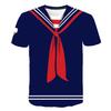 Men Fashion Short Sleeve 3d Print T Shirt Round Neck Summer Plus Size Tees