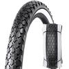 MOHEGIA 24x2.125" Bicycle Tire: Single 24" 57-507mm All-Terrain Replacement Tire - Cruiser/City Bike/MTB - White Sides