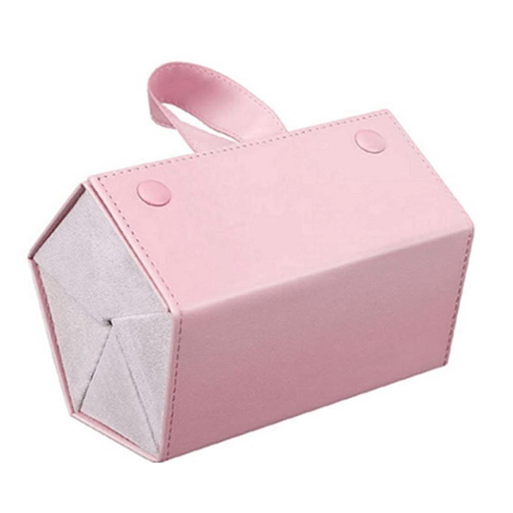 Sunglass Travel Holder Foldable PU Eyeglass Organizer with 5Slots for Jewelry Storage Multiple Hanging Eyewear Display