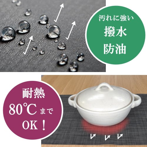 HAPPY SINGU RABO Table Runner [Professional Grade] Table Center Bridge Runner PVC [Waterproof, Water-Repellent, Oil-Resistant, and Anti-Slip] Nordic,