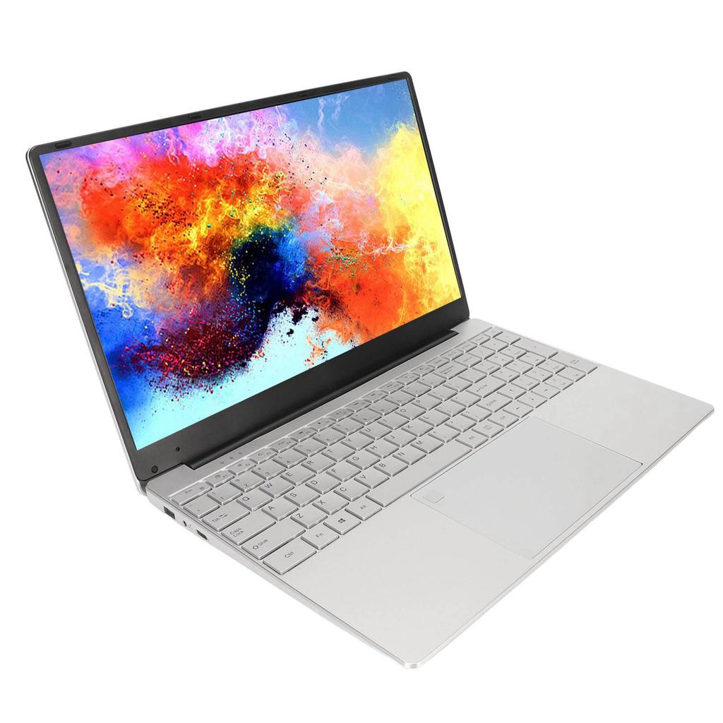 15.6 Inch Laptop Intel J4125 CPU 8GB RAM Windows 11 Fingerprint Numeric Keypad Backlit Keyboard