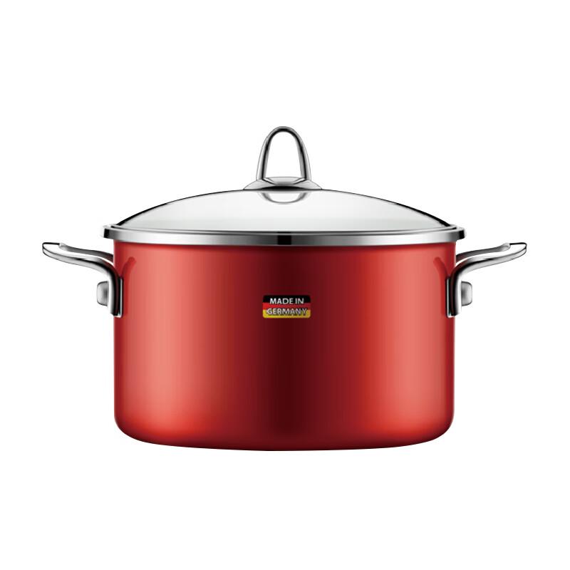Jiateli 24cm Enamel Deep Stew Pot