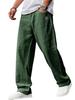 2026 Fashionable Men's Cotton Linen Casual Pants - Thin, Loose, Summer/Autumn Design with Logo