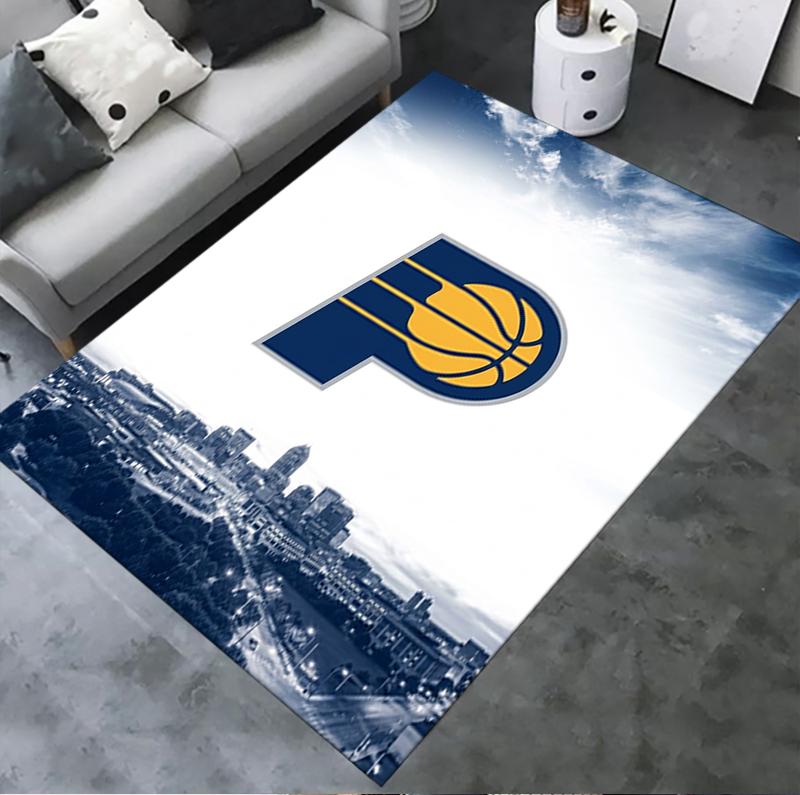 Indiana Pacers Carpet Rug for Living Room Bedroom Home Sofa Decoration,Kids play Non-slip Floor Mat