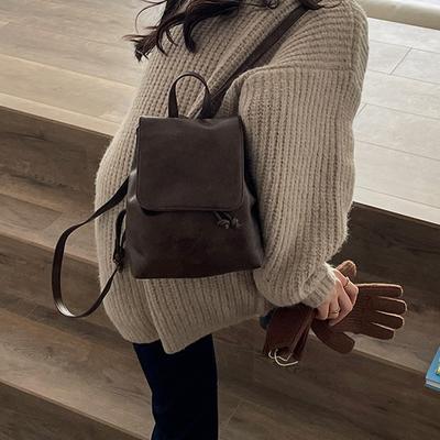 2024 New Versatile Backpack Women's Small Retro Women's Handbag
