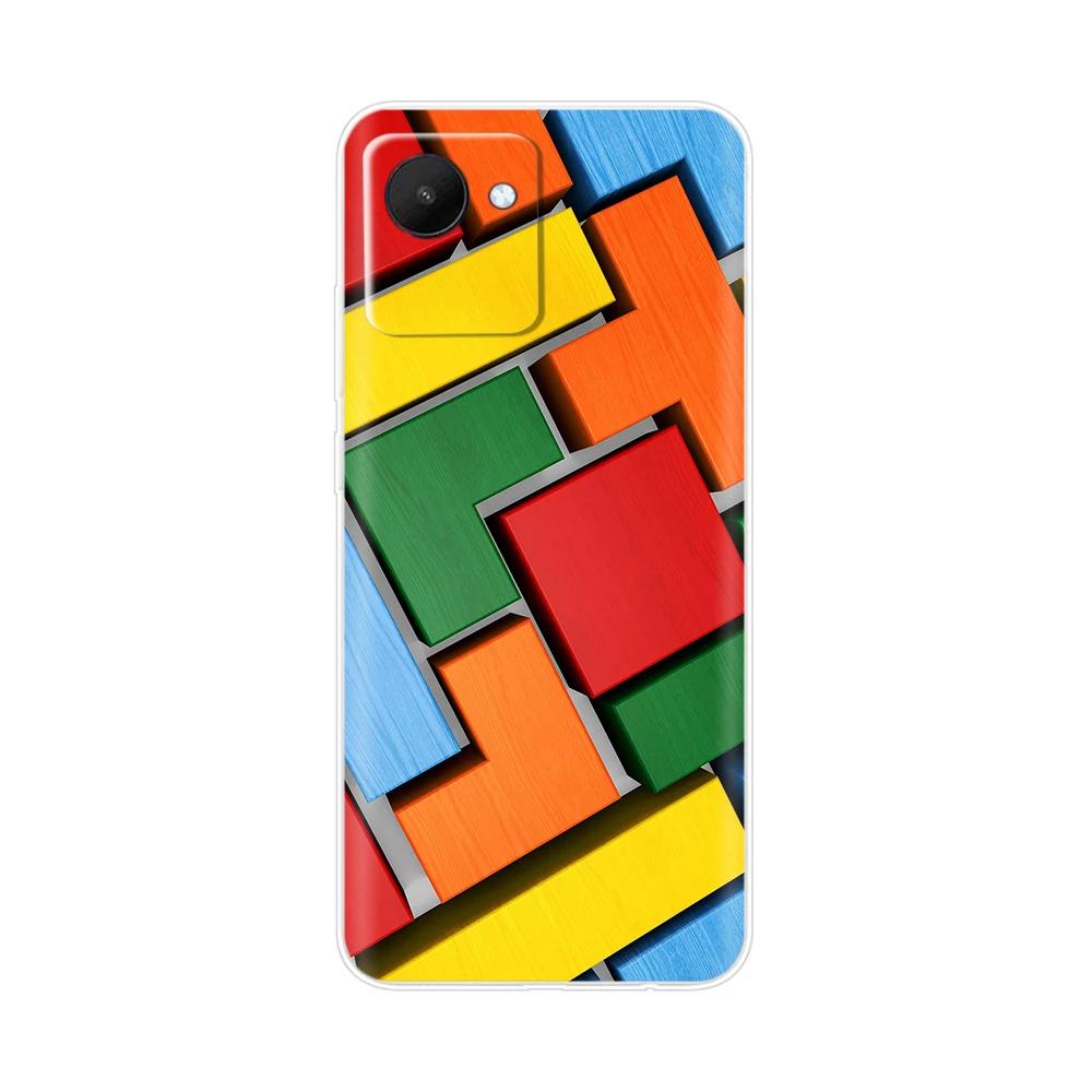 Etui Torba na Telefon Komórkowy Do Realme C30 Etui RealmeC30S Pokrowiec Do OPPO Realme C30S C30 s RealmeC30 Miękki Przezroczysty Silikonowy Tylny Pokrowiec