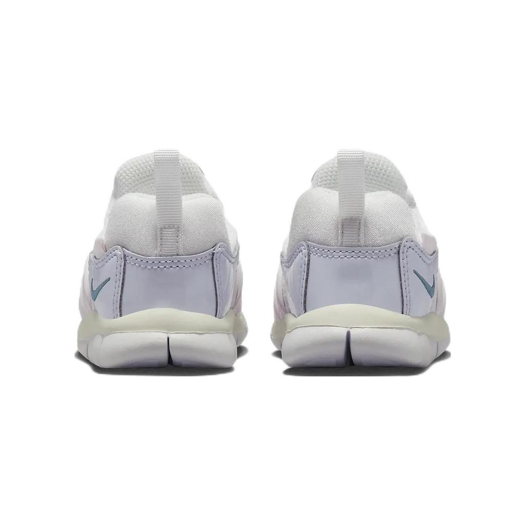 Nike Dynamo Free Slip Resistant Abrasion Resistant Low Top Sports Casual Shoes White Blue Pink Infant And Toddler 343938-101