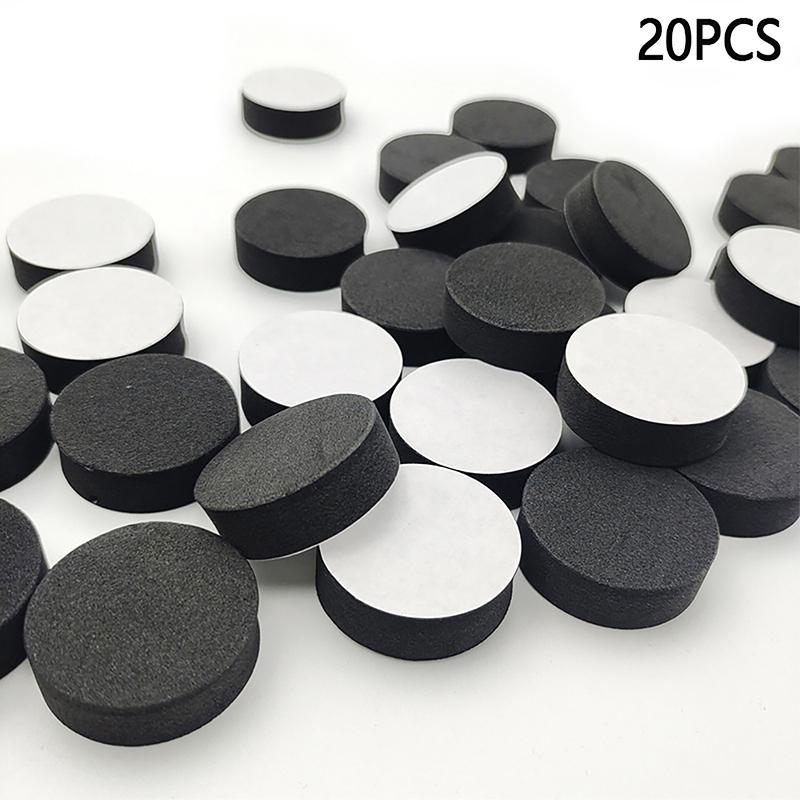 20Pcs Speaker Shock Absorbing Foot Mat Anti-Slip Pad Self-Adhesive Eva Desktop Speaker Foam Sponges Pad