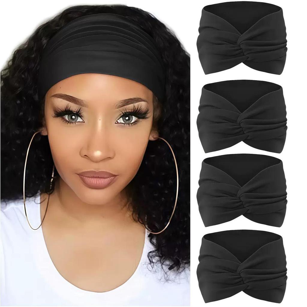 Bohemian Women's Non-Slip Twisted Elastic Headband Scarf Hair Accessory