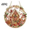 Decorative Hanging Ornaments for Home Christmas Diamond Art Ornament 2D Acrylic Pearl Painting Gift Friends
