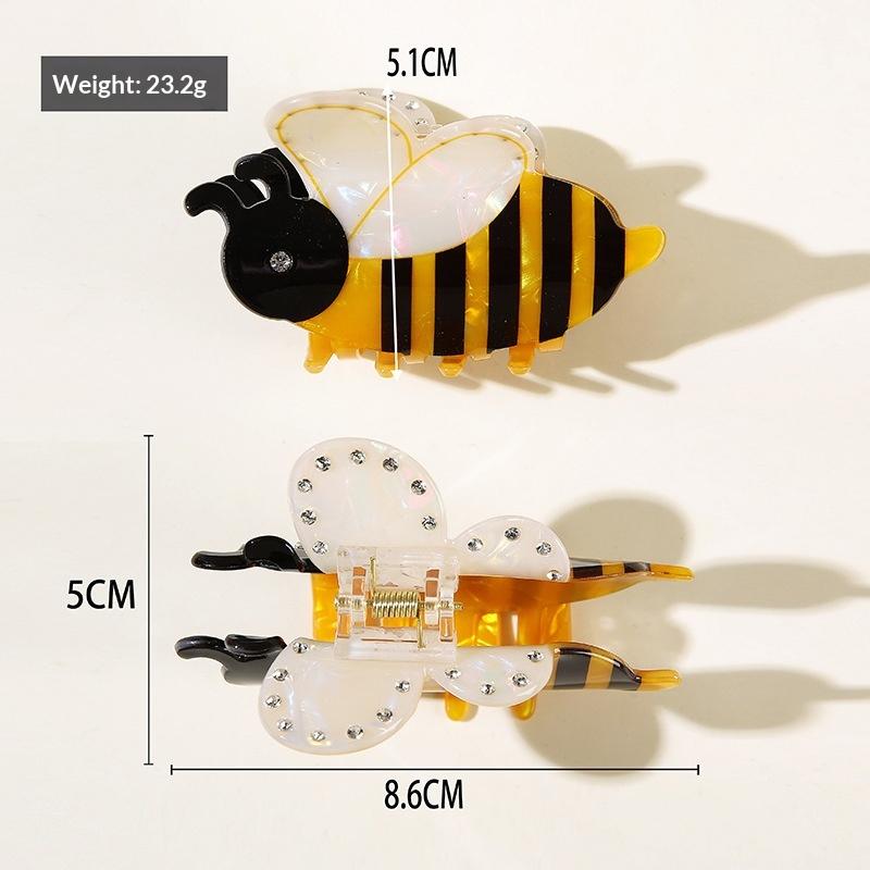 Creative Funny Acrylic Coffee Cup Design Hair Clip Elegant Fashion Shark Clip Hair Accessories