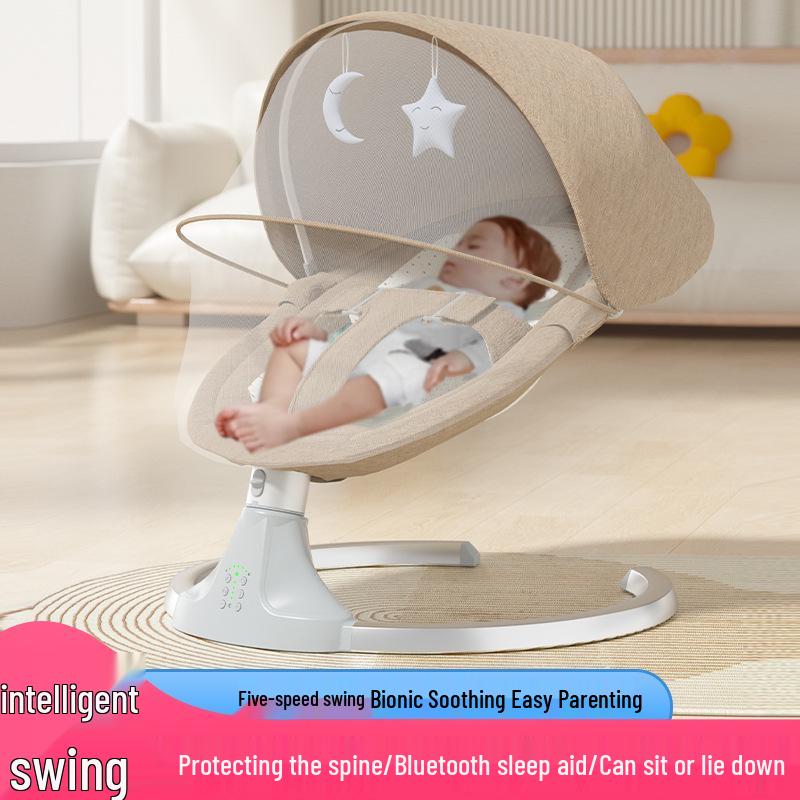 Electric Multifunctional Baby Soothing Rocking Chair with Cradle Feature