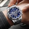 Luxury Men Business Watches Fashion Large Dial Male's Quartz Watch Reloj Hombre